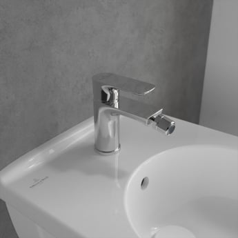 Villeroy & Boch O.novo Bidet Mixer Tap - Chrome