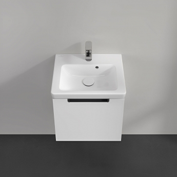 Villeroy & Boch Subway 2.0 1-Drawer Vanity Unit 450mm Wide - Glossy White