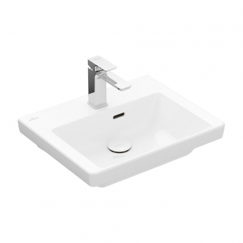 Villeroy & Boch Subway 3.0 Wall Hung Basin 500mm Wide 1 Tap Hole - White Alpin