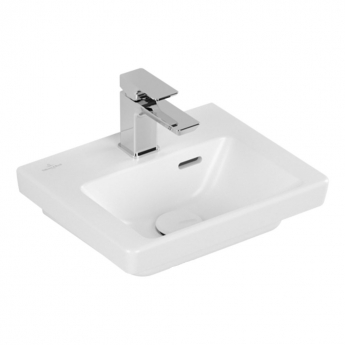 Villeroy & Boch Subway 3.0 Wall Hung Basin 370mm Wide 1 Tap Hole - White Alpin