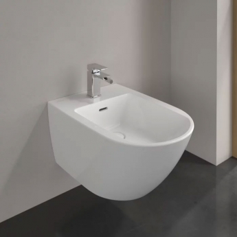 Villeroy & Boch Subway 3.0 Wall Hung Bidet 375mm Wide - 1 Tap Hole