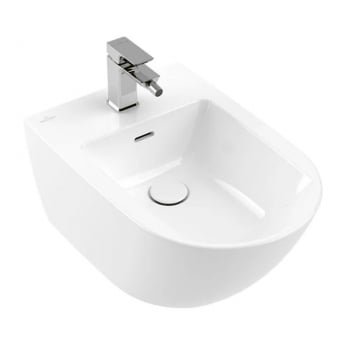 Villeroy & Boch Subway 3.0 Wall Hung Bidet 375mm Wide - 1 Tap Hole