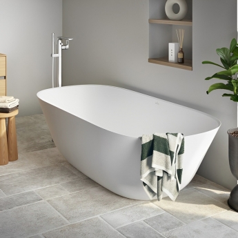 Villeroy & Boch Theano Freestanding Double Ended Bath 1750mm x 800mm - Gloss White