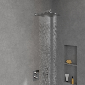 Villeroy & Boch Universal Showers Rain Square Fixed Shower Head 300mm x 300mm - Chrome