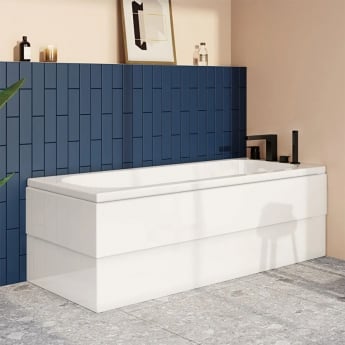 Vitra Optima Single Ended Rectangular Acrylic Bath