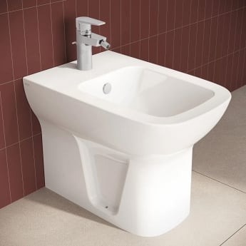 Vitra S20 Back to Wall Bidet 360mm Wide 1 Tap Hole