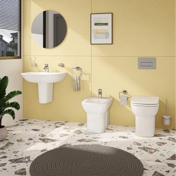 Vitra S20 Back to Wall Bidet 360mm Wide 1 Tap Hole