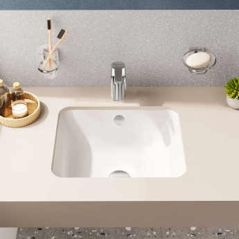 Vitra S20 Compact Under-Counter Basin 450mm Wide 0 Tap Hole