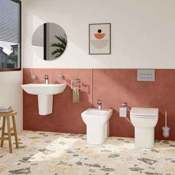 Vitra S20 Back to Wall Toilet - Standard Seat