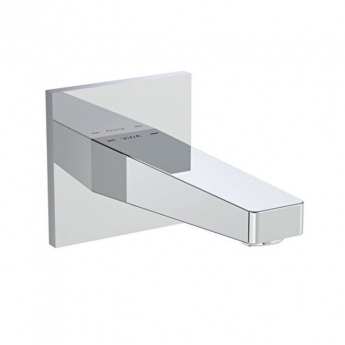 Vitra Square Bath Spout Wall Mounted - Chrome