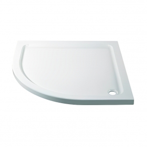 April Stone Resin White Quadrant Shower Tray 900mm x 900mm