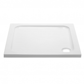 April Stone Resin White Square Shower Tray 900mm x 900mm