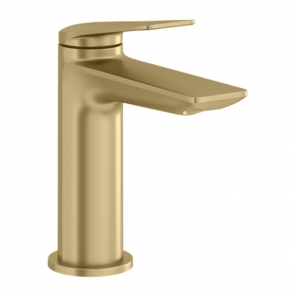 Britton Greenwich Mono Basin Mixer Tap - Brushed Brass