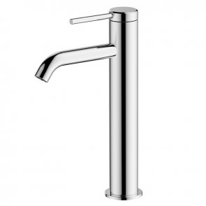 Britton Hoxton Tall Slim Washbowl Basin Mixer Tap - Chrome