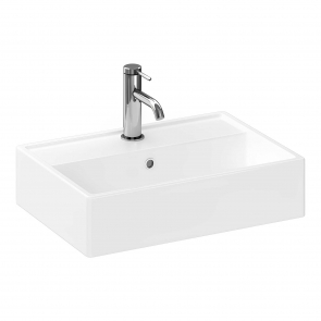 Britton Turin Countertop Basin 500mm Wide - 1 Tap Hole