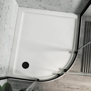 Delphi AquaStone Offset Quadrant Shower Tray 1000mm x 800mm - Left Handed