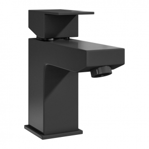 Delphi Kawa Mono Basin Mixer Tap Without Waste - Black