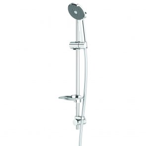 Deva Kiri Satinjet Shower Kit with 1m Rail - Chrome