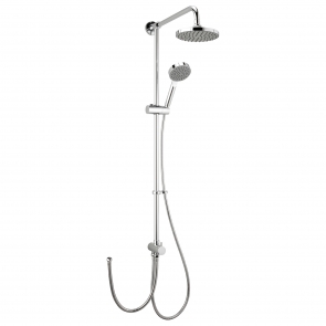 Deva Minimalist Shower Riser Kit and Single Function Handset Chrome