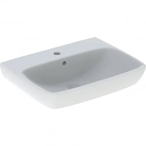 Geberit Selnova Square Basin 650mm Wide - 1 Tap Hole