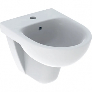 Geberit Selnova Compact Wall Hung Bidet 355mm Wide - 1 Tap Hole