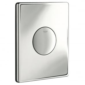 Grohe Skate Pneumatic Single Flush Plate Wall Mounted - Chrome