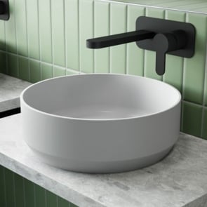 Hudson Reed Vessel Sit-On Countertop Basin 350mm Wide - 0 Tap Hole