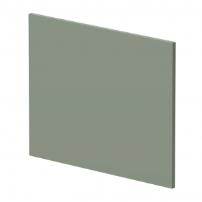 Hudson Reed Square Shower Bath End Panel 520mm H x 680mm W - Fern Green