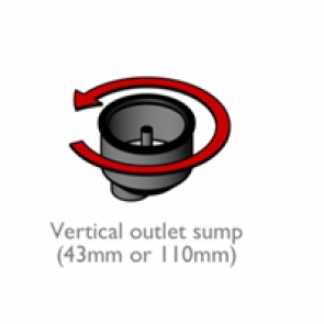 Impey Vertical Outlet Sump