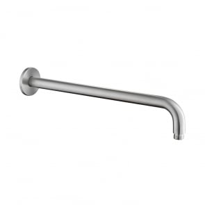 JTP Inox Round Wall Shower Arm 400mm - Matt Stainless Steel