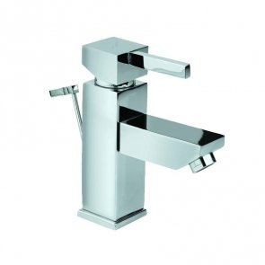 JTP Kubix Mono Basin Mixer Tap with Pop Up Waste - Chrome