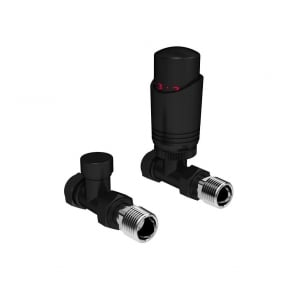 Maxheat Design Twin Pack Straight TRV - Black