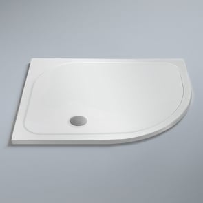 Merlyn Touchstone Offset Quadrant Shower Tray 1200mm x 800mm Right Handed