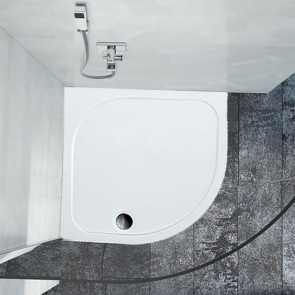 Merlyn MStone Quadrant Shower Tray 1000mm x 1000mm (inc Waste)