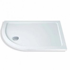 MX Elements Offset Quadrant Shower Tray 1000mm x 800mm Left Handed (inc Waste)