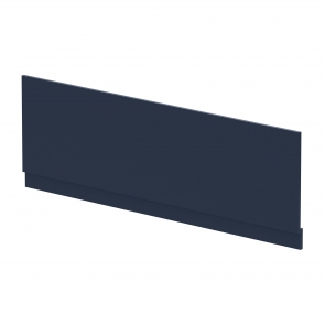 Nuie Arno Bath Front Panel and Plinth 560mm H x 1700mm W - Satin Midnight Blue