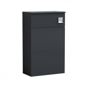 Nuie Arno Back to Wall WC Toilet Unit 500mm Wide - Satin Anthracite