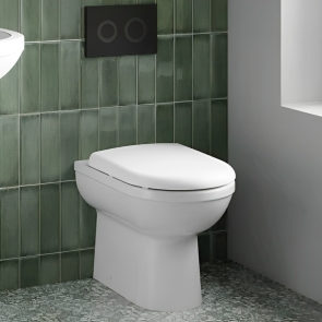 Nuie Ivo Back to Wall Toilet - Soft Close Seat