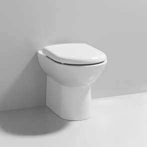 Nuie Lawton D-Shape Back to Wall Pan - Excluding Seat