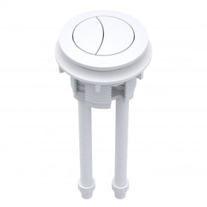 Nuie Cistern Push Button - Matt White