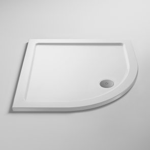 Nuie Pearlstone White Quadrant Shower Tray 900mm x 900mm