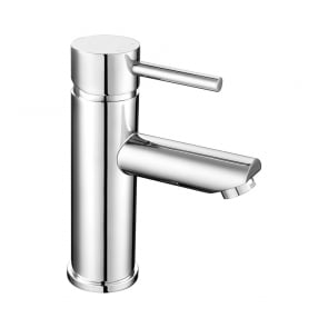 Nuie Series 2 Mono Basin Mixer Tap with Push Button Waste - Chrome