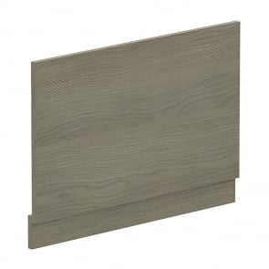 Nuie Straight Bath End Panel and Plinth 560mm H x 780mm W - Solace Oak