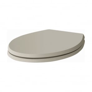 Orbit Harrogate Toilet Seat with Soft Close Hinges - Dovetail Grey
