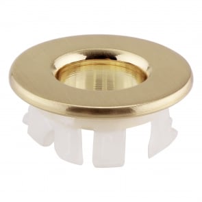 Prestige Basin Overflow Cover Cover - Brushed Brass