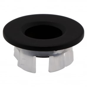 Prestige Basin Overflow Cover Cover - Matt Black