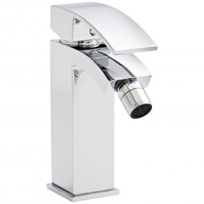 Prestige Flair Mono Bidet Mixer Tap with Pop Up Waste - Chrome