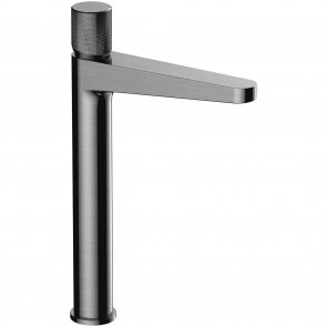 RAK Amalfi Tall Basin Mixer Tap Without Waste - Brushed Nickel