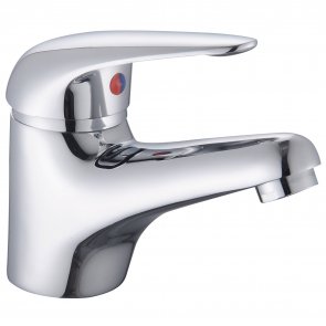 RAK Basic Mono Basin Mixer Tap with Clicker Waste - Chrome