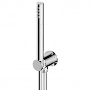 RAK Round Shower Handset with Hose and Bracket - Chrome